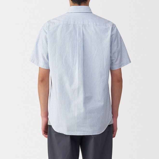 Blau gestreift
