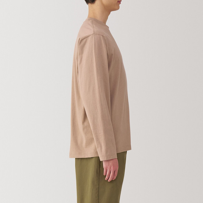 Herren Longsleeve aus gewaschenem Jersey.