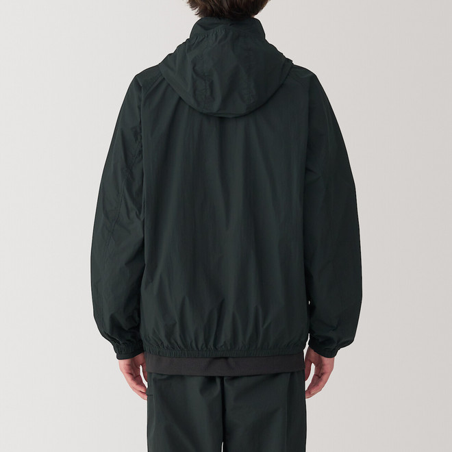 Herren Windbreaker‐Jacke, wasserabweisend, zusammenfaltbar