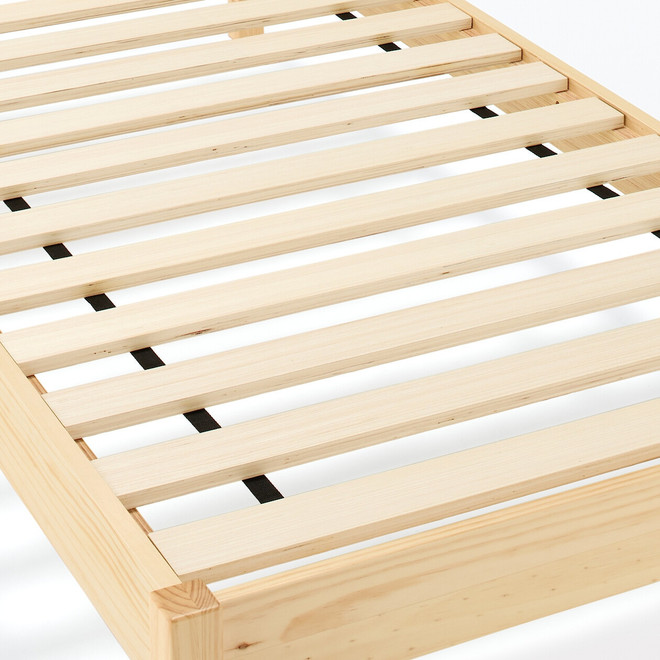 Super King bed aus Kiefernholz