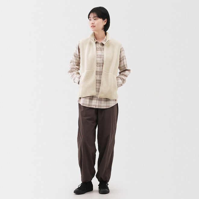 Damen‐Boa‐Fleece‐Weste aus recyceltem Polyester