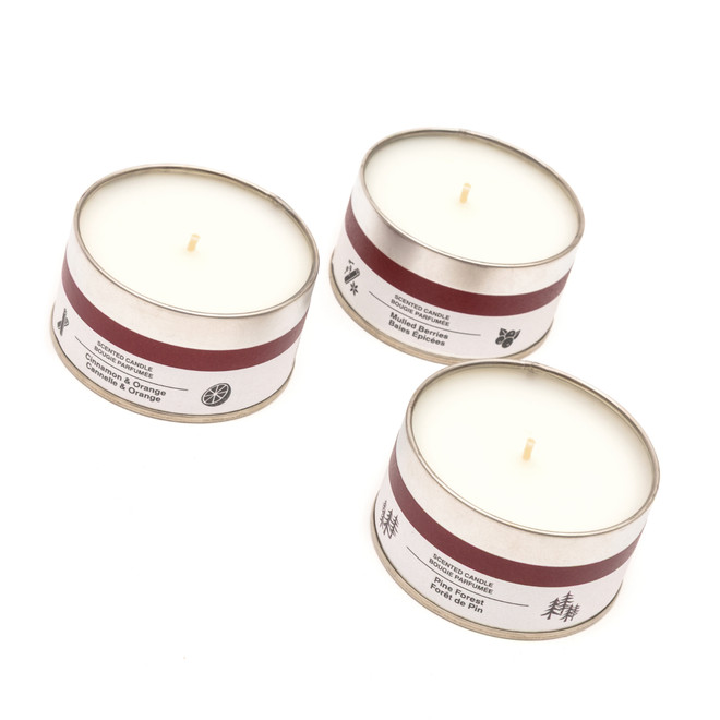 Kerze in der Dose, Glühwein‐Beeren