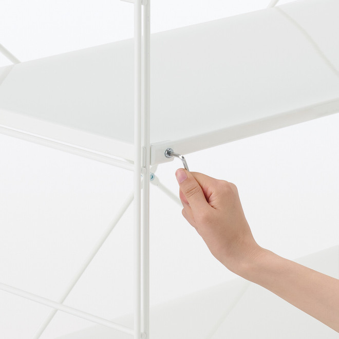 Stahlregal, hellgrau, breit, klein