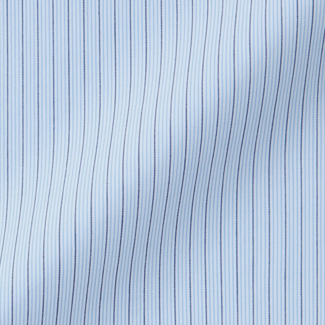 Hellblau Gestreift