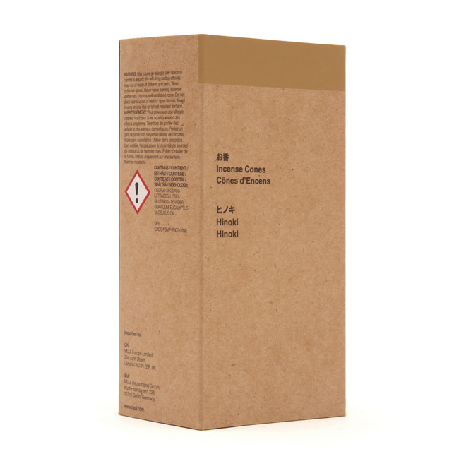 Räucherkegel Hinoki – Packung mit 20 Stück