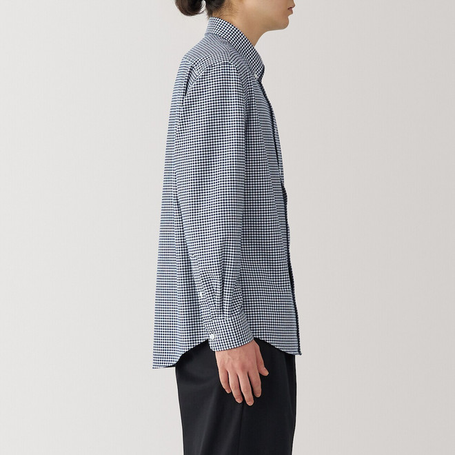 Dunkelmarine Kariert