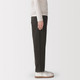 Damenhose aus Stretch-Flanell mit schmal zulaufendem Bein