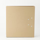 Breiter Ringordner aus Karton A4, 2‐Loch, Beige