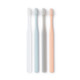 Polypropylen‐Zahnbürsten‐Set 4 Farben Feine Borsten