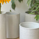 Glasierte Terrakotta‐Vase, breit