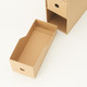 Aufbewahrungsbox aus Karton, 3 Schubladen