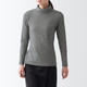 T‐Shirt aus Stretch‐Rippstrick mit Rollkragen 18118