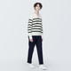 Milano‐Rippstrick‐Pullover mit V‐Ausschnitt "Skipper‐Polo"