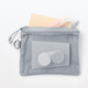 Polyester_Two‐zipper_case_Grey_S