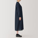 Langarmkleid aus Baumwoll‐Voile