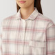 Flanell‐Pyjama ohne Seitennähte Damen