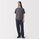 Herrenhose aus gewaschenem Denim, Comfort Fit, Indigo