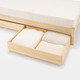 Super King bed aus Kiefernholz
