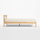Super King bed aus Kiefernholz