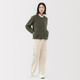 Damen‐Strickjacke aus Polyester‐Fleece