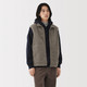 Herren-Weste aus recyceltem Polyester-Boa Fleece
