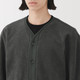 Herren-Strickjacke aus recyceltem Polyester-Fleece