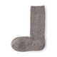 Gerippte Damen-Socken aus Wollmischung