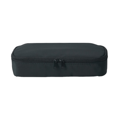 MUJI | Polyester-Federtasche, groß Schwarz