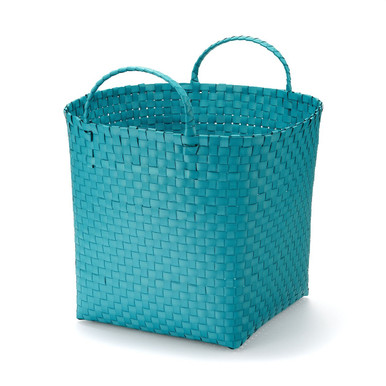 MUJI | Handgewebter Aufbewahrungskorb – Ø 40 x 32 cm Grau L