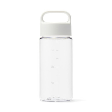 MUJI | Wasserflasche mit Tragegriff und Füllstandsanzeige – 350 ml Blau