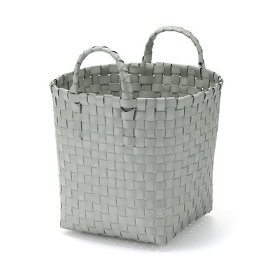 MUJI | Handgewebter Aufbewahrungskorb – Ø 25 x 20 cm Grau S