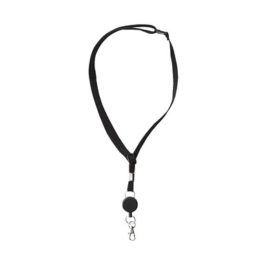 MUJI | Einziehbares Rollband für Kartenhalter Schwarz