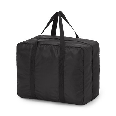 MUJI | Wasserabweisende, verstaubare Reisetasche, mittelgroß – 43 l Schwarz