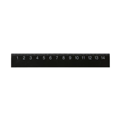 MUJI | Lineal schwarz ‐ 15cm 15 cm