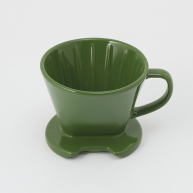 MUJI | Steingut-Kaffeefilter, Grün