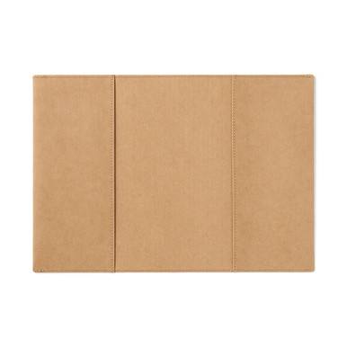 MUJI | Jeans-Label Notizbuchhülle - B6, Braun B6