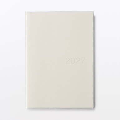 MUJI | 2027 Monats- und Wochenplaner im Hochformat mit Rokuyō – A5 Weiß