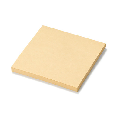 MUJI | Haftnotizen im einfachen Design, quadratisch - Kraft