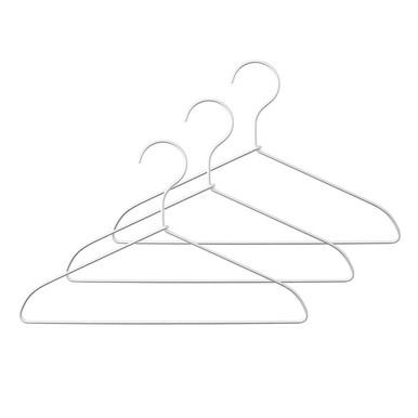 MUJI | Aluminium-Kleiderbügel – 33 cm breit, 3er-Pack