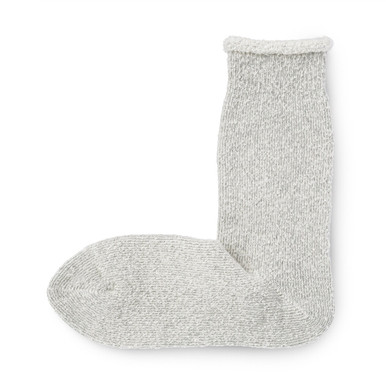 MUJI | Herren-Haussocken aus dickem Frottee Braun 42 - 44