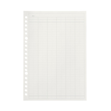 MUJI | Nachfüllblock für A5-Notizbuchhülle – Haushaltsbuch A5
