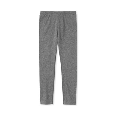 MUJI | Kinder-Leggings aus Stretch-Jersey in voller Länge Anthrazitgrau 3-4 Jahre (110 cm)