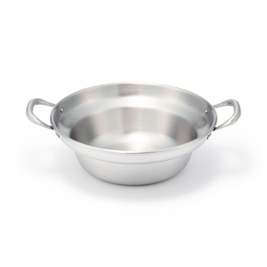 MUJI | Edelstahl-Kochtopf mit Griffen – für 1–2 Personen Silber
