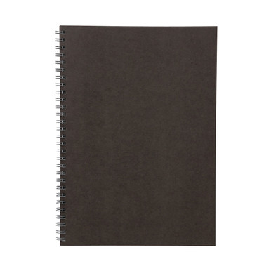 MUJI | Doppelring‐Notizheft B5, dunkelgrau, liniert Dunkelgrau B5