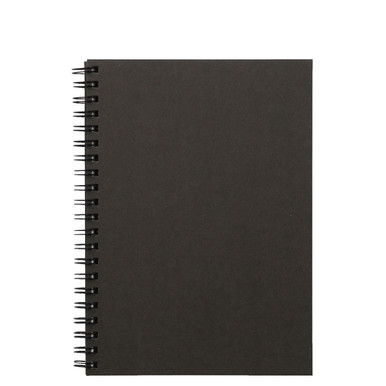 MUJI | Notizbuch mit Doppelringbindung aus Recyclingpapier, B6 Grau 2611-0000