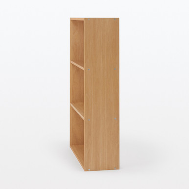 MUJI | Stapelbares Regal mit 3 Fächern, breit, Eiche