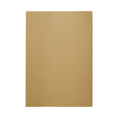 MUJI | Notizbuch aus Recyclingpapier, beige, blanko, 195x137mm