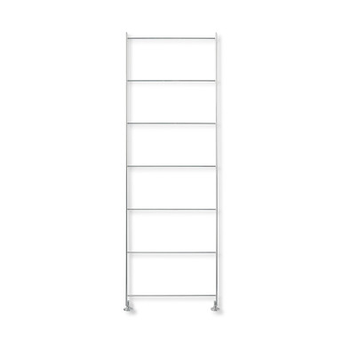 MUJI | Zusätzlicher Seitenrahmen für Edelstahl-Regaleinheit - 120 cm