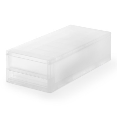 MUJI | Zusätzliche Aufbewahrungsschublade – Transparent ​​18 x 40 11 cm