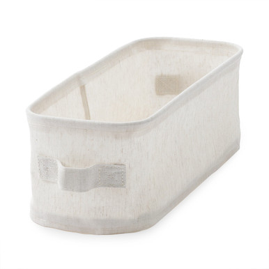 MUJI | Offene Aufbewahrungsbox aus Stoff – 13 x 37 12 cm